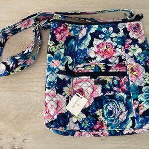 NWT Vera Bradley Triple Hipster Crossbody Bag in Floral